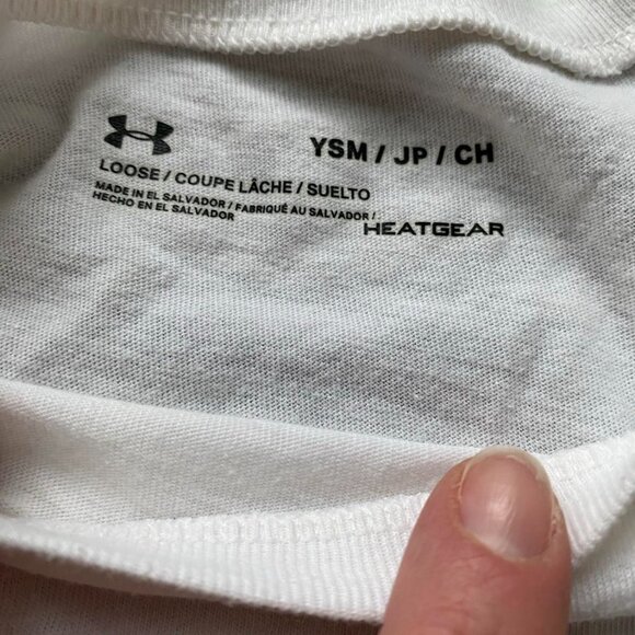 Girls Youth Small Under Armour Freedom T-Shirt - Picture 2 of 6